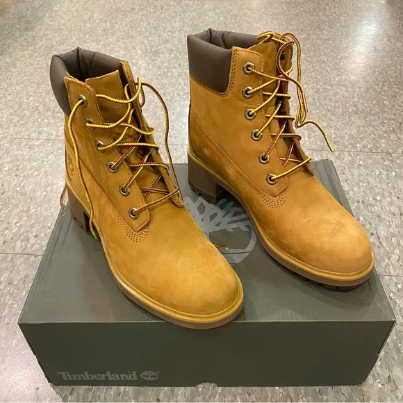 Timberland Kinsley Waterproof Brown Boots | Size 6 - Picture 1 of 5